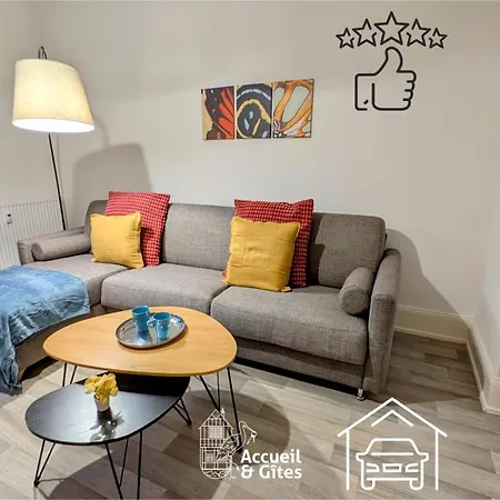 58m² Flat Garage Btw Colmar & Mulhouse * エンシスハイム